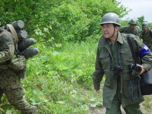 自衛隊訓練同行取材